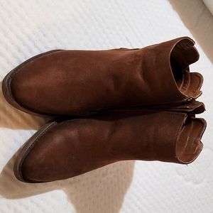 Brown ankle boots